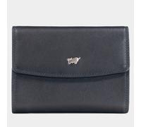 Braun Büffel Herren Bügelbörse Golf – Rindsleder, RFID‑Schutz, 8 Kartenfächer – Schwarz