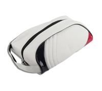 Golf-Schuhtasche für Reisen, PU-Leder, Golf-Reise-Schuhtragetasche, wasserdicht, großes Fassungsvermögen, Oxford-Stoff, Golf-Schuhtasche mit Reißverschluss und Griff für