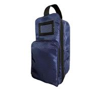 Golf Shoe Carrier Bag | Zipper Shoe Storage Bag | Large Golf Shoe Bag | Portable Sports Storage, Outdoor Shoes Carrier, Front Pocket Shoes Bags, Golf Equipment Accessory, Sports Shoes Carrier, blau,