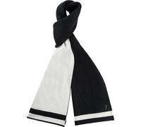 Golfino Baumwolle & Kaschmir Schal, schwarz/weiß