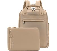 Golla Set aus Rucksack und Laptop-Sleeve 14 Zoll, Coffee (76469)