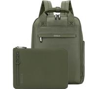 Golla Set aus Rucksack und Laptop-Sleeve 14 Zoll, Grün (76466)