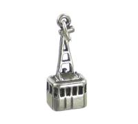 Gondelbahn Cable Car Sterling Silber Charm .925 x 1 Cablecar Charms