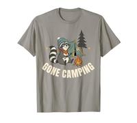 Gone Camping Funny Raccoon Campfire Marshmallow Camper Lover T-Shirt