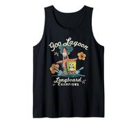 GOO Lagoon Longboard Champs Retro Surfing Cartoon Tank Top