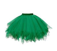 GOOBGS Damen 50er Ballettrock Ballet Tulle Mini Puffy Tutu | Women's 50er ballet tütü, Multi-layer tutu, Vintage Ballet Bubble Tulle, Petticoat Unterrock Skirts, Carnival Party Skirt