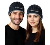 Good Charlotte Unisex Pop-Punk-Band Beanie Baumwoll-Mütze im klassischen Schnitt 9252GDC Schwarz/Weiß