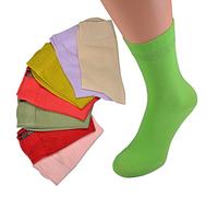 Good Deal Market 8 Paar Damensocken Mix 2 - Gr. 35/38 socken ohne gummiband Mode socken socke türkis pink söckchen 35/38 39/42 socken 35 38 39 40 42 Baumwolle