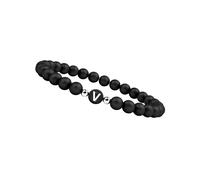 GOOD.designs Perlenarmband aus Achat-Steinen mit dem Buchstaben V Onesize Damen