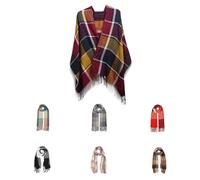 Good Nite Schal Damen Herren Winter Herbst Schals & TüCher Für Kuschelig Flauschig Festlich Großer Karo Warm Weich Scarf Nüchtern und Stilvoll(Violett,200x60cm)