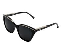 Goodbye, Rita. - Sonnenbrille für Damen - Gestell Olivia - Aus Acetat - Blau Getönte Gläser aus Polycarbonat - Gläser EU-Kategorie 3 - Glänzende Farbausführung in Schwarz - 145x55mm