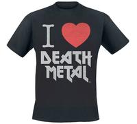 Goodie Two Sleeves I Love Death Metal T-Shirt charcoal in M