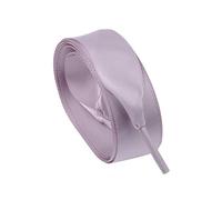 Goodlace 2cm Breite Flachsenkel Ribbon Schnürsenkel Aus Satin Satinband Schnürsenkel 120CM Grau