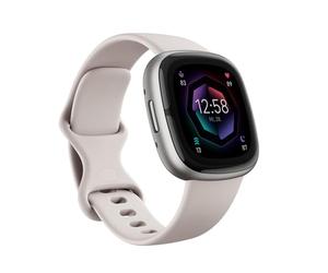 Google Fitbit Sense 2, Grau - Smartwatch Damen/Herren - Fitnessuhr mit integriertem GPS und Telefonfunktion, Fitness-Tracking mit Stressmanagement, EKG und Schlafanalyse, Kompatibel mit Android/iOS