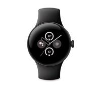 GOOGLE PIXEL WATCH 2 LTE BLACK CASE AND OBSIDIAN BAND Smartwatch Aluminium Fluorelastomer, 130-175 mm, 165-210 mm, Matte Black/Obsidian