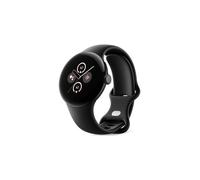 Google Smartwatch Pixel Watch 2 – mattschwarzes Aluminium, Active Band, 32 GB (Obsidian)
