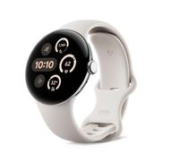 Google Pixel Watch 3 41mm 4G Polished Silver Sportarmband Porcelain