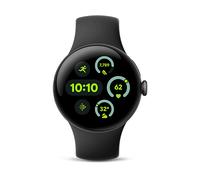 GOOGLE PIXEL WATCH 3 41MM /WIFI/BLACK/BLACK Smartwatch Aluminium Fluorelastomer, 130-175 mm, 165-210 mm, Obsidian
