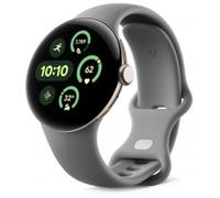 Google Pixel Watch 3 (45 mm) - Android smartwatch with Heart Rate Tracking, Advanced Running from Fitbit, Fitness Insights, 24-Hour Battery - Matte Hazel Aluminium Case - Hazel Band - Wi-Fi