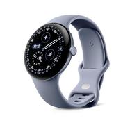 Google Pixel Watch 4 (45 mm) - Android-Smartwatch mit Gesundheits- und Fitness-Tracking und Unterstützung von Gemini - Aluminiumgehäuse in Satin Moonstone - Sportarmband in Moonstone - WLAN