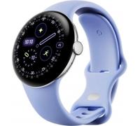 Google Pixel Watch 4 LTE 41mm mit Sportarmband polished-silver/iris