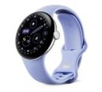 Google Pixel Watch 4 [WiFi only inkl. Kautschuk-Armband iris] 41mm Aluminiumgehäuse polished silver | Zustand: Neu | differenzbesteuert