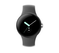 Google Pixel Watch WiFi Polished Silver Sportband Charcoal