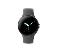 Google Pixel Watch - WLAN Smartwatch - Silber mit Charcoal Armband