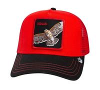 Goorin Bros. Trucker Cap The Squad Bird Red Rot Schwarz, Size:OneSize