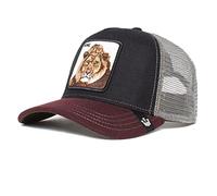 Goorin Bros. Circwool of Life King Black Red Adjustable Trucker Cap - One-Size