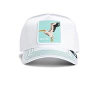 Goorin Bros. Great Escape Collection Trucker-Mütze für Damen und Herren, Weiss/opulenter Garten, Einheitsgre