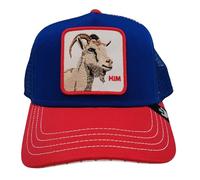Goorin Bros. Him Goat 101-2639 Cap mit Visier, Polyester-Mischung, blau/rot, blau / rot, Einheitsgröße