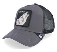 GOORIN BROS. Unisex Trucker Cap - Kappe, Front Patch, One Size The Lone Wolf grey