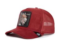 Goorin Bros. Original Recipe - Suede Collection Trucker Mütze für Damen und Herren, Burgundy (The Suede Dragon), Einheitsgre