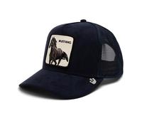 Goorin Bros. Original Recipe - Suede Collection Trucker Mütze für Damen und Herren, Marineblau (Wildleder-Mustang), Einheitsgre