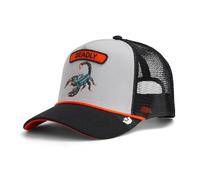 Goorin Bros Pop Rocker Scorpion The Farm Trucker-Kappe, grau, mit Skorpion-Stickerei, lässiger Stil