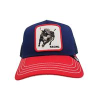 Goorin Bros. Raging Bull 101-2637 Cap mit Visier, Polyester-Mischung, Blau/Rot, blau / rot, Einheitsgröße