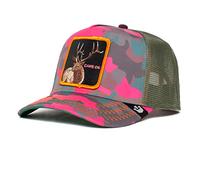 Goorin Bros. The Farm Kablamo Truckerkappe aus der Camo-Kollektion, Unisex, verstellbar, Rosafarben (Pink/Elk Season Dreams), Einheitsgröße, Einheitsgröße