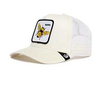 Goorin Bros. The Farm Original Truckerkappe mit verstellbarem Snapback-Verschluss, Weiß (Queen Bee), Einheitsgröße, Einheitsgröße