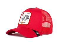 Goorin Bros. The Farm Trucker-Kappe aus Netzstoff für Damen und Herren, Rot (Rooster Truckin), Einheitsgröße