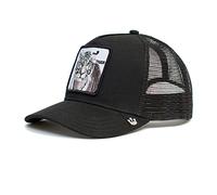 Goorin Bros. The Farm Truckerkappe mit verstellbarem Snapback-Verschluss und Netzstoff, Schwarz (The White Tiger), Einheitsgröße, Einheitsgröße