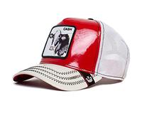 Goorin Bros. The Farm Unisex High Shine Patent Collection verstellbare Trucker-Kappe, Schwarz (Golden Calf), Einheitsgröße