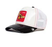 Goorin Bros. The Farm Unisex High Shine Patent Collection verstellbare Trucker-Kappe, White (The Red Queen), Einheitsgröße