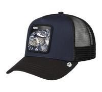Goorin Bros. Toxic Snake Trucker Cap Basecap Baseballcap Truckercap Meshcap Damen/Herren - Snapback, mit Schirm Frühling-Sommer Herbst-Winter Frühjahr Sommer Herbst Winter - One Size schwarz-blau