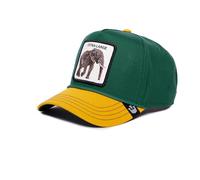 Goorin Bros. Extra Large Elephant 100-All Over Canvas - The Farm - Cap - Green / Yellow