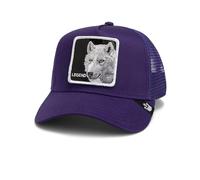 Goorin Bros. Legendary Wolf A-Frame Trucker Cap Lila Schwarz - One-Size