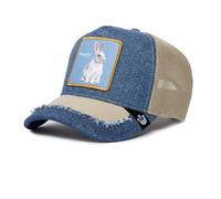 Goorin Bros. Trucker Cap Silky Rabbit Denim Blau, Size:OneSize