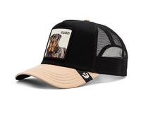 Goorin Bros. Trucker Cap The Guard Dog Black Schwarz Beige, Size:OneSize