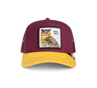 Goorin Bros. Trucker Cap The Real Talk Owl Weinrot Gelb, Size:OneSize