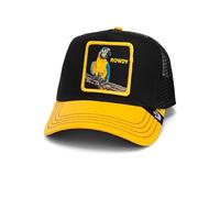 Goorin Bros. The Rowdy Bird Papagei Schwarz Gelb Verstellbare Trucker Cap - One-Size